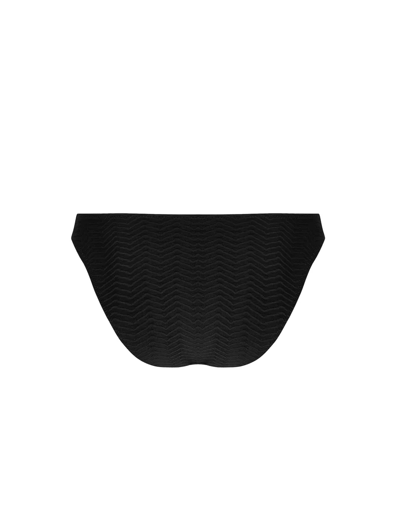 Antigel Bademode von Lise Charmel – La Zigzag High Cut Mini Bikini Bottom Noir