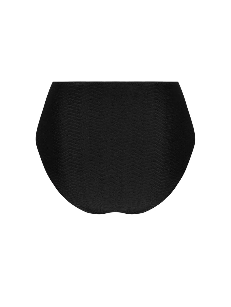 Antigel Swimwear von Lise Charmel - La Zigzag High Cut Bikini Bottom Noir