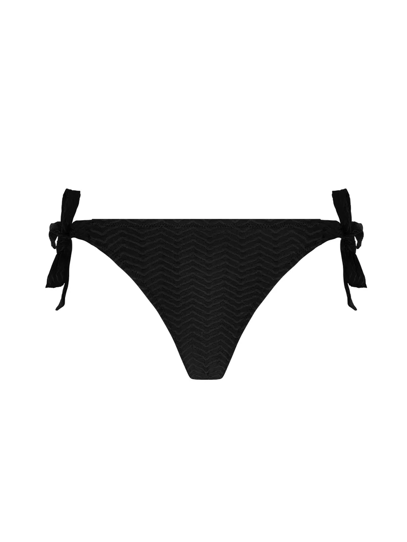 Antigel Bademode von Lise Charmel - La Zigzag Bikini mit schmalen Seiten, Schwarz
