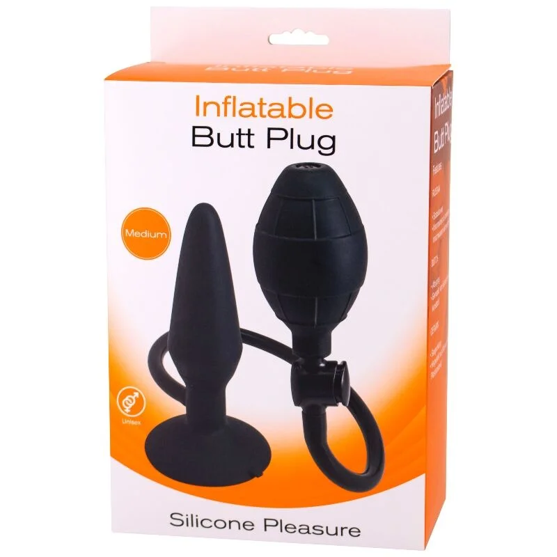 SEVEN CREATIONS - AUFBLASBARER ANALPLUG GRÖSSE M