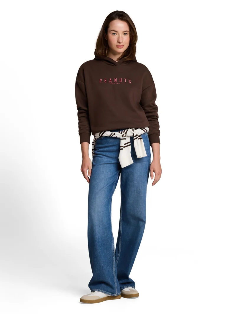 Hoodie Sweatshirt mit Snoopy-Rückenprint