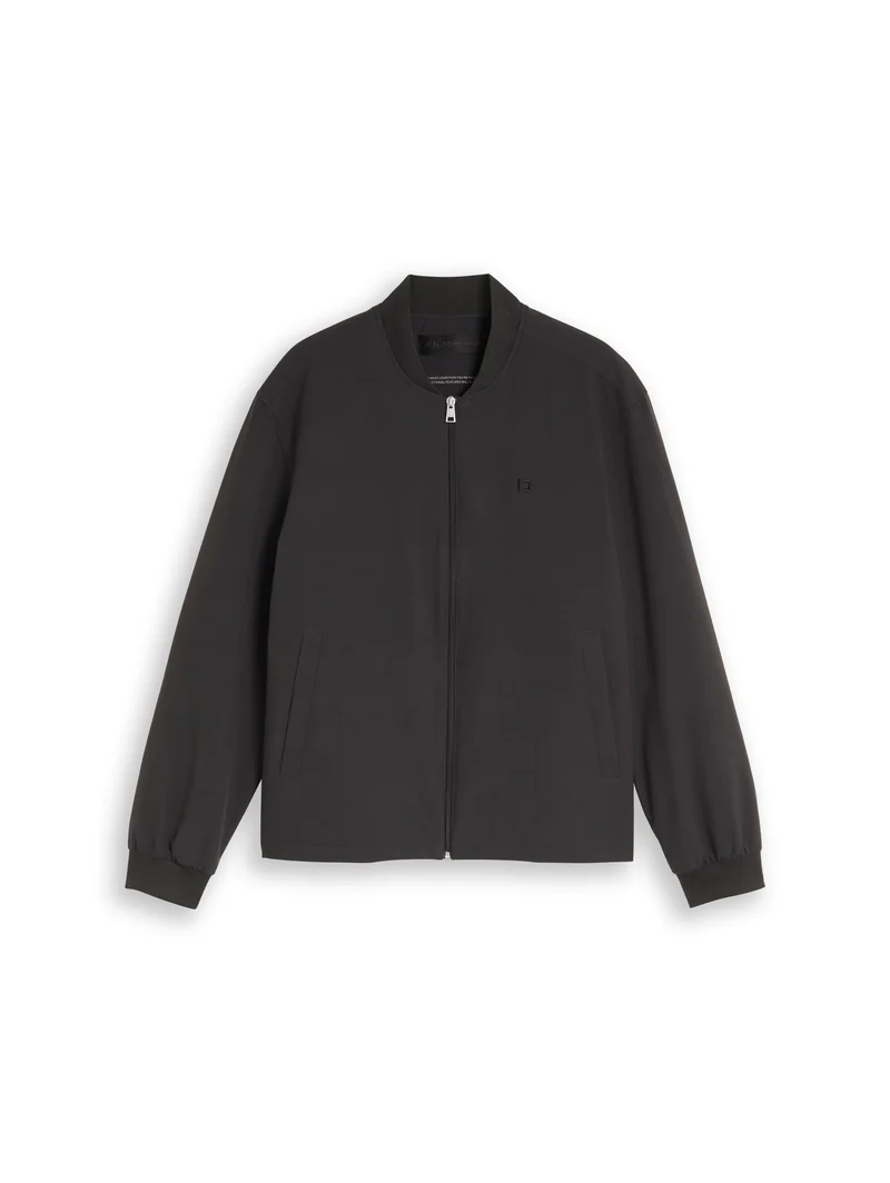 Blouson Jacke mit Logo-Stickerei