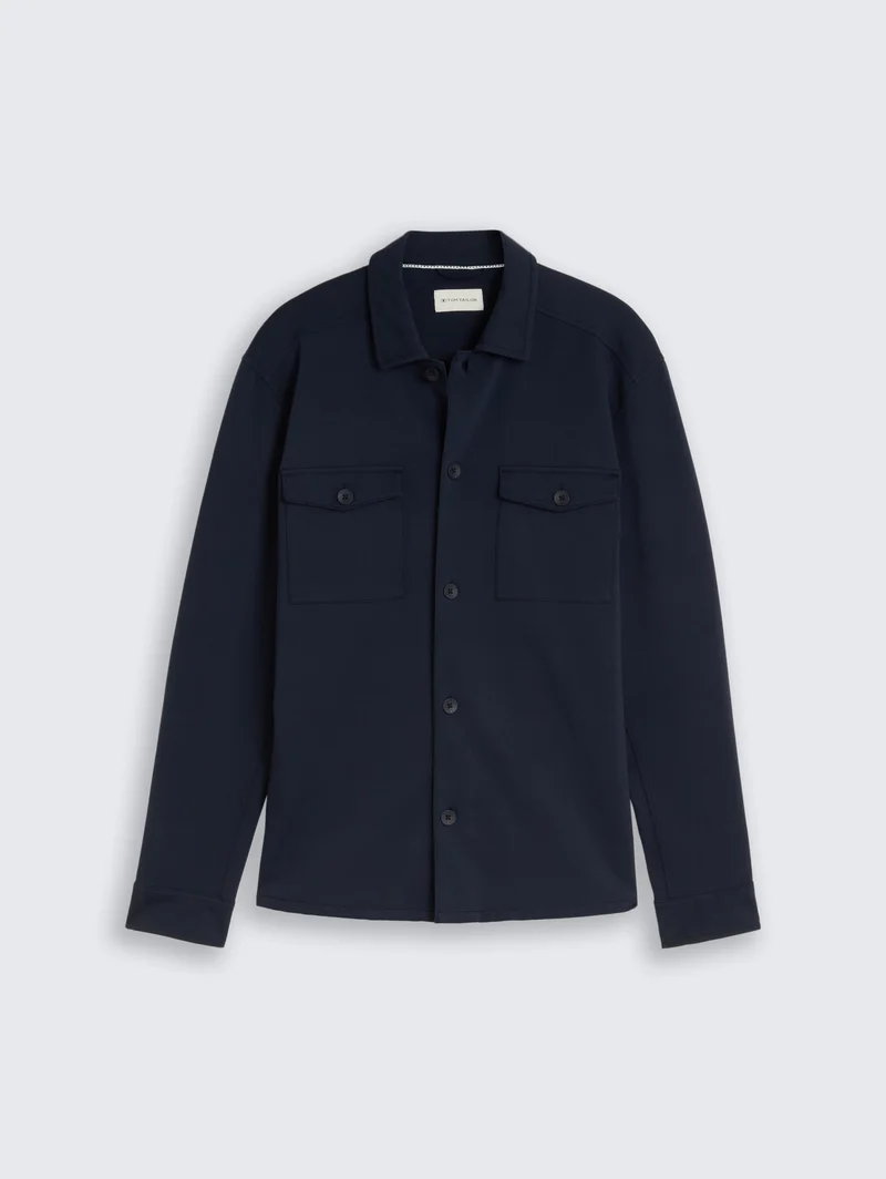 Sweat-Overshirt mit Taschen