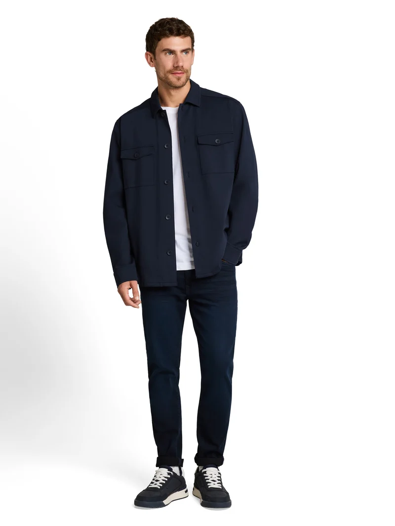 Sweat-Overshirt mit Taschen