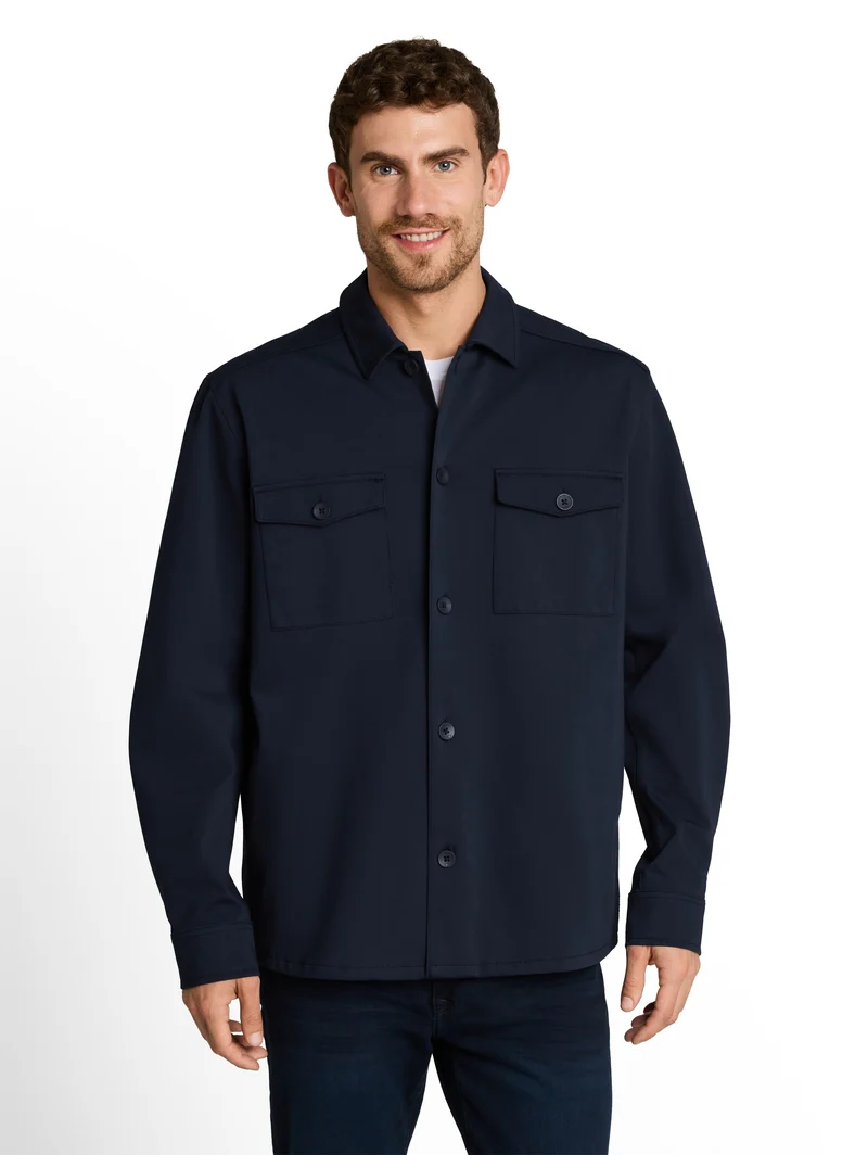Sweat-Overshirt mit Taschen