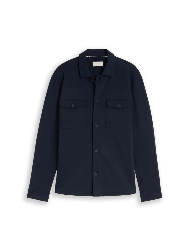 Sweat-Overshirt mit Taschen