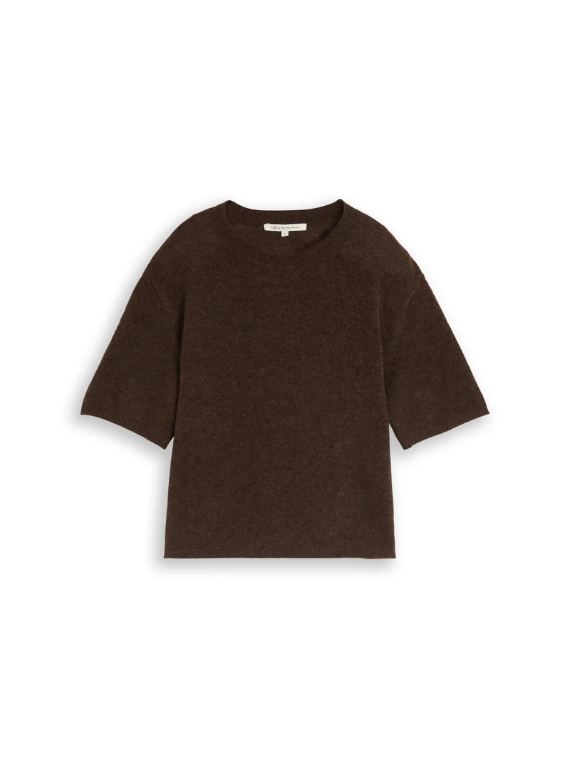 Lightweight Strickpullover mit Alpaka-Anteil