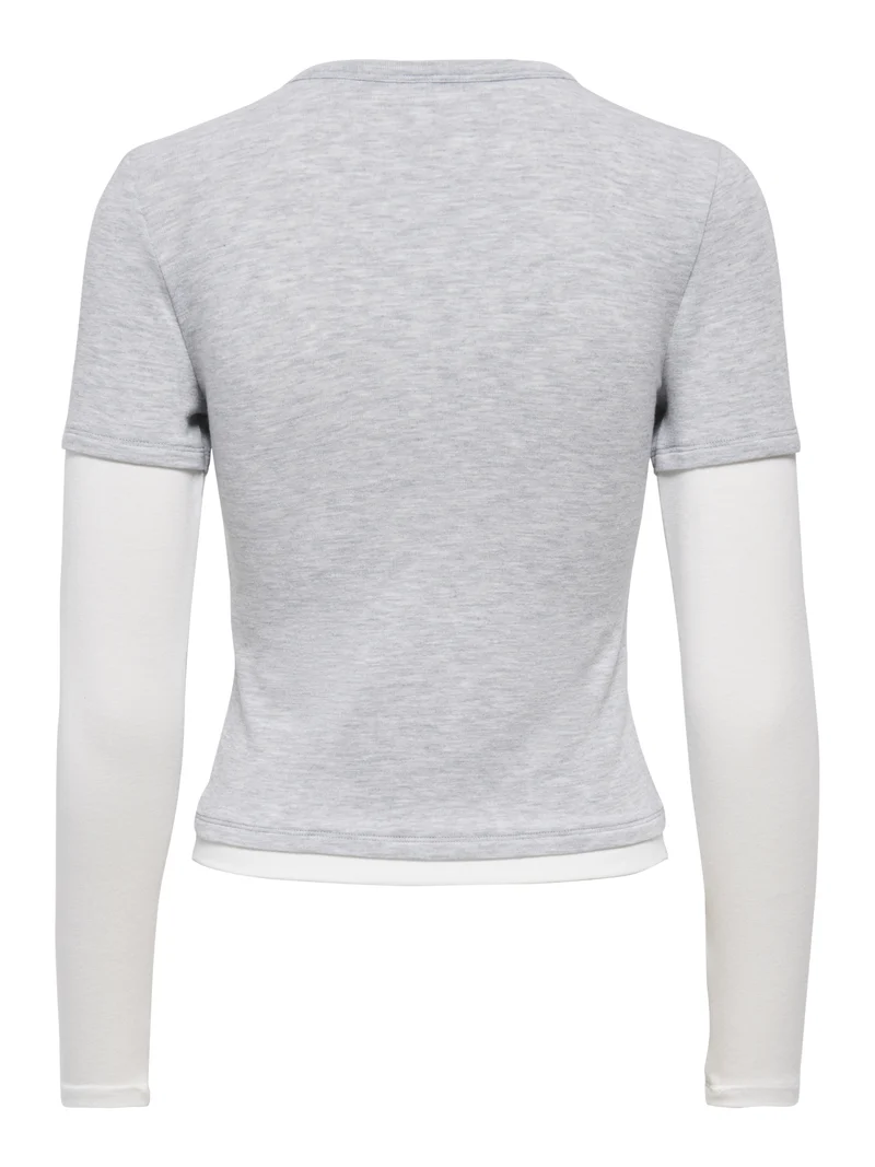 ONLDUBLA L/S DOUBLE TOP JRS