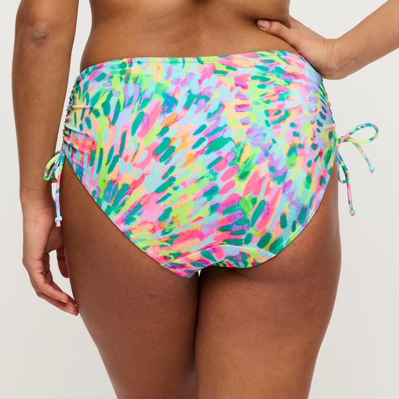 DOUALA Impressionist Summer Bikini Taillenslip m. Schnur