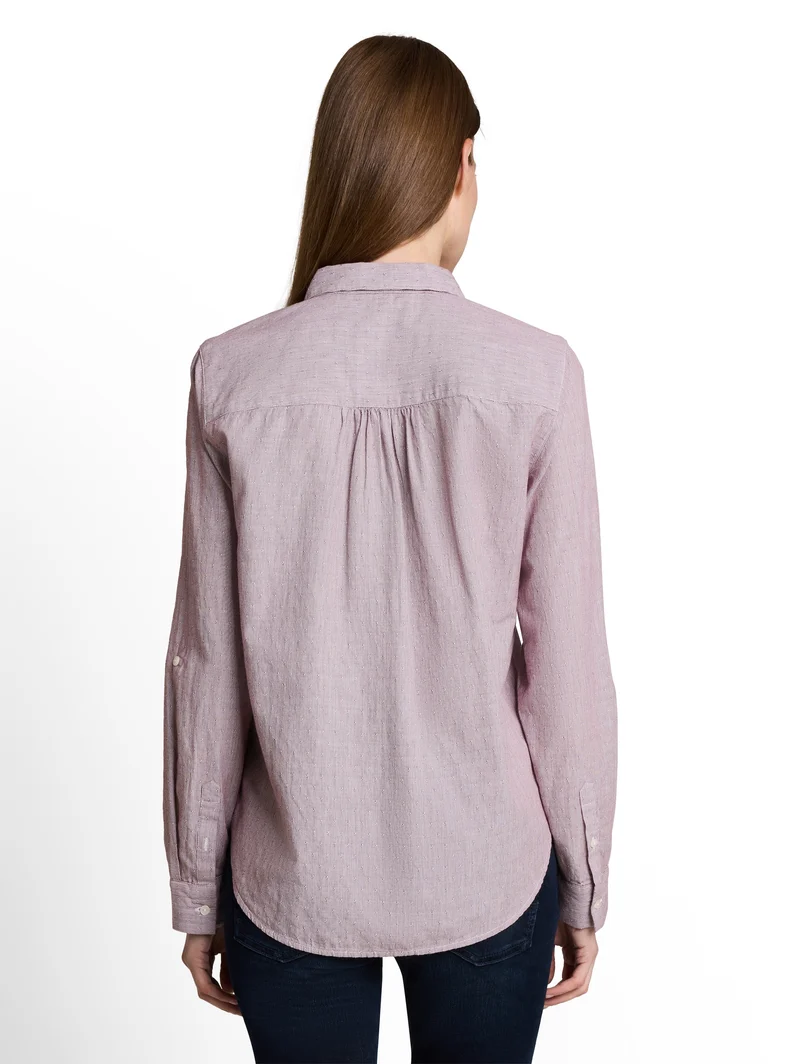 Hemdbluse mit Turn-up-Funktion