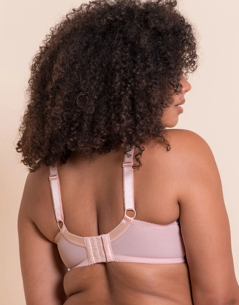 Curvy Kate Spellbound Balcony Bra Blush/Black Print