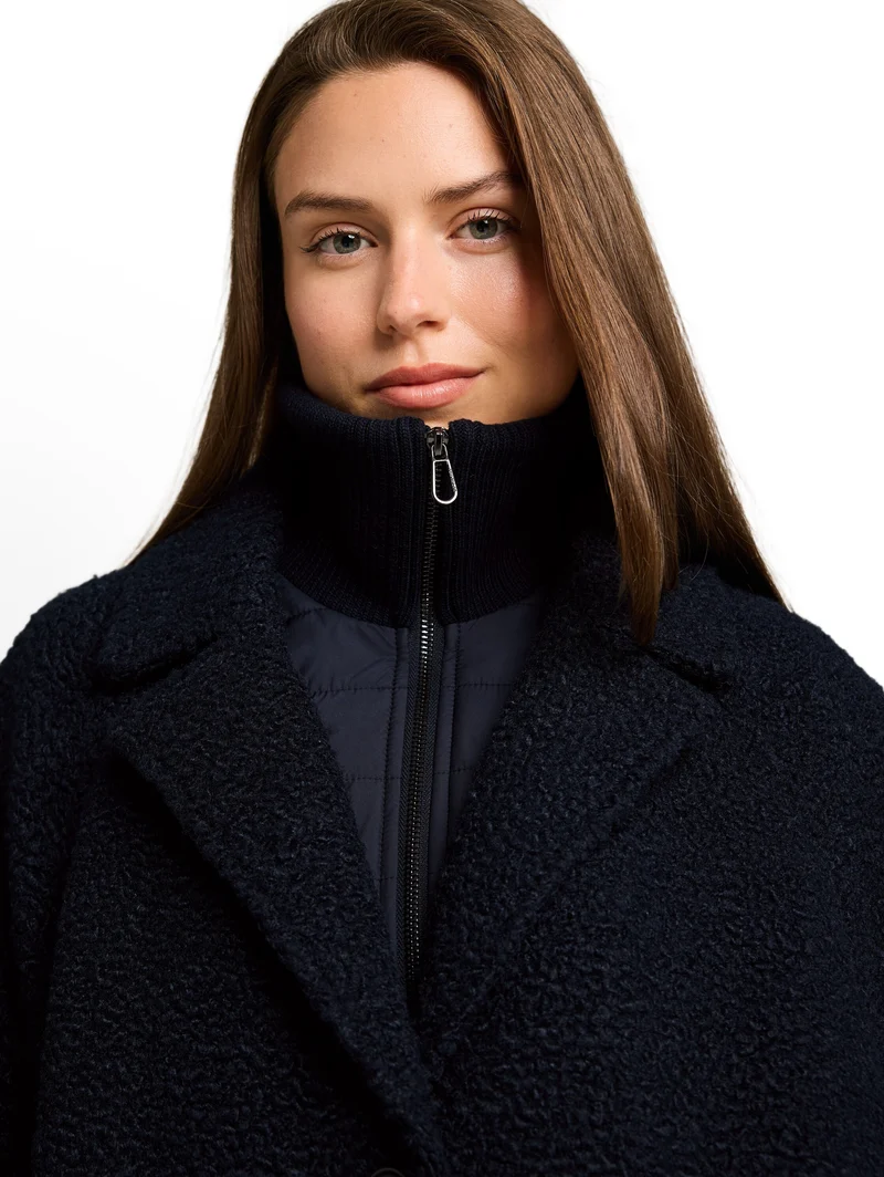 Cosy Cape Jacke im 2-in-1-Look