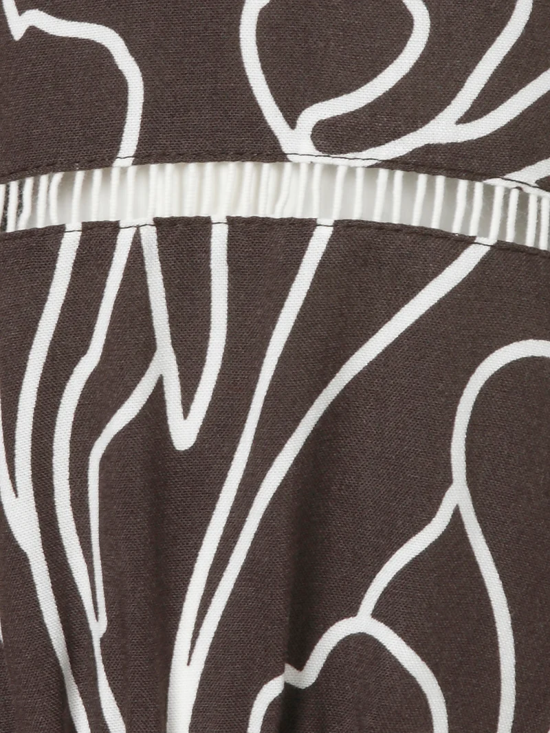 Bluse Stehkragen 1/1 Arm Druck