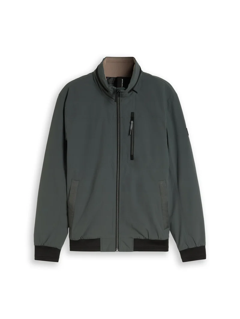 Blouson Jacke mit verstaubarer Kapuze
