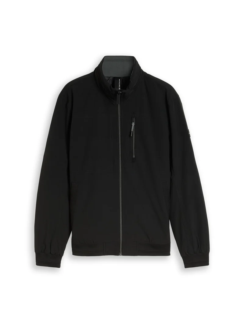 Blouson Jacke mit verstaubarer Kapuze