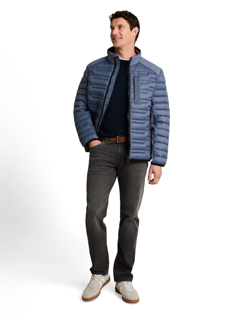 Lightweight Hybrid Steppjacke mit Stehkragen