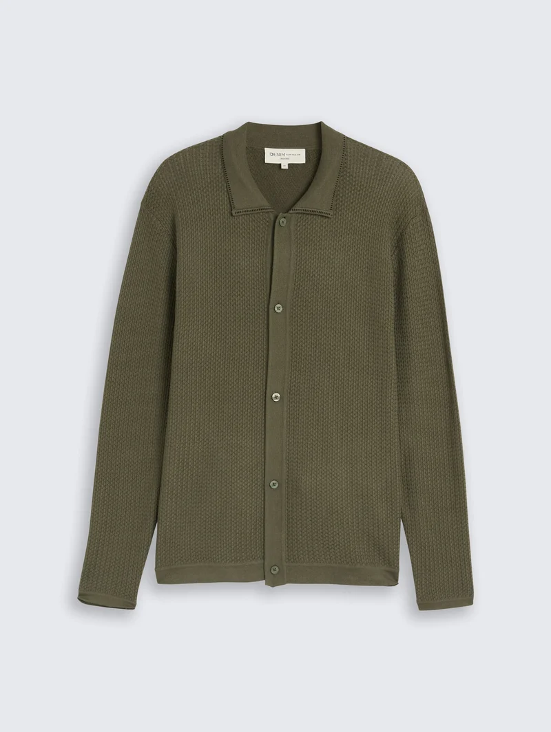 Relaxed Fit Strickjacke
