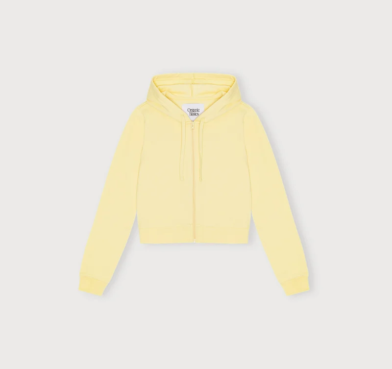 Weekend Crop Zip Hoodie