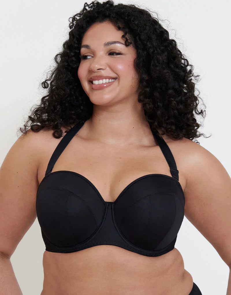Flirtelle Celia Strapless Bra Black