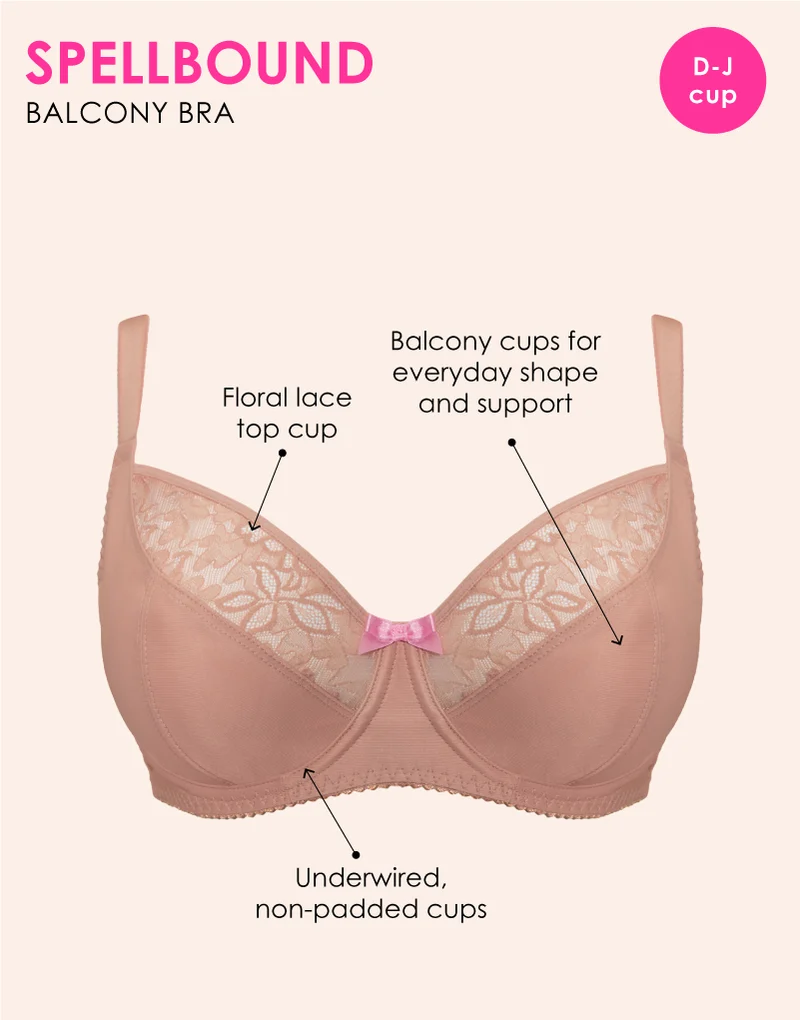 Curvy Kate Spellbound Balcony Bra Latte
