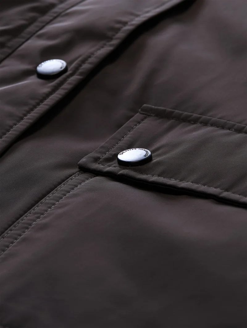 Übergangjacke mit Cord-Kragen