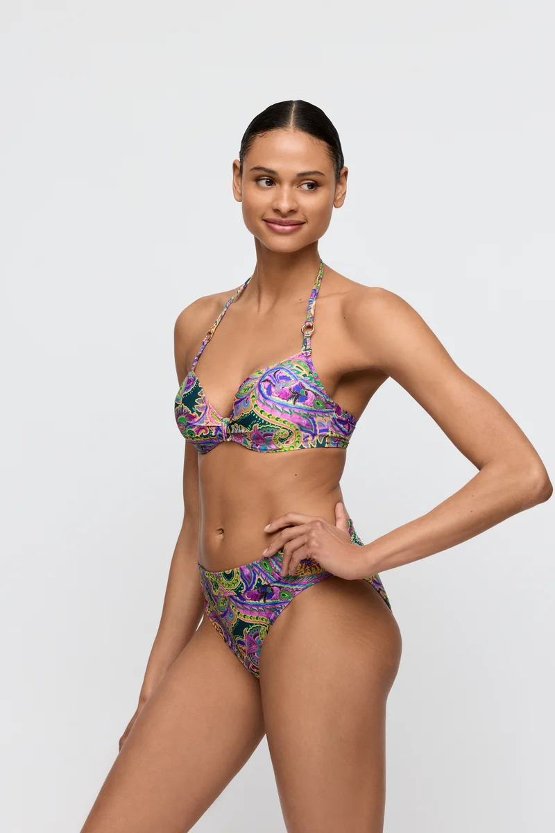 JOLISE Tropical Paisley Bikinislip mit Umschlag
