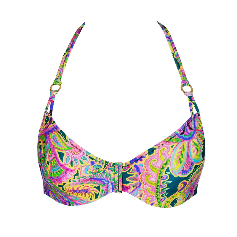 JOLISE Tropical Paisley Vollschalen Bikini-Top