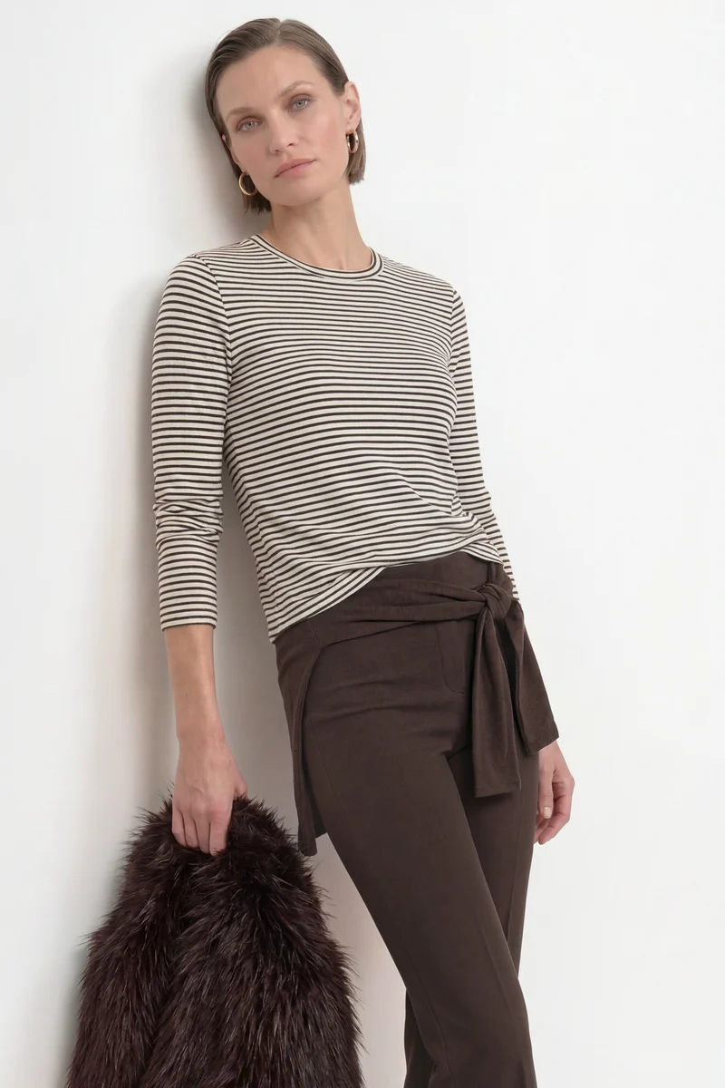 Organic Sparkle Striped Longsleeve