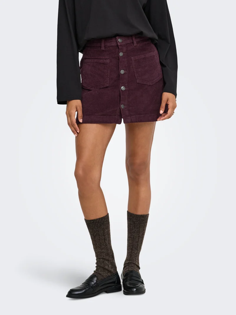 ONLAMAZING GLOBAL HW CORD SKIRT PNT NOOS