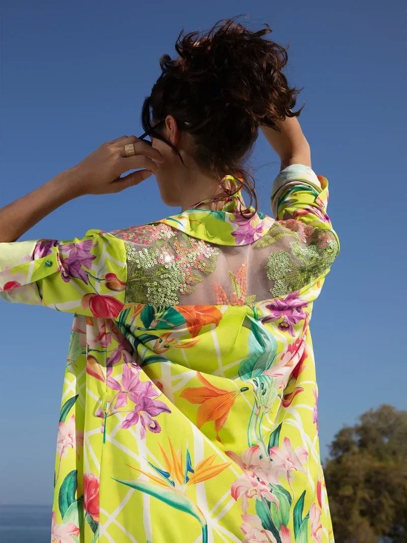 Lise Charmel Bademode - Fleurs Splendeur Longshirt Splendeur Lime