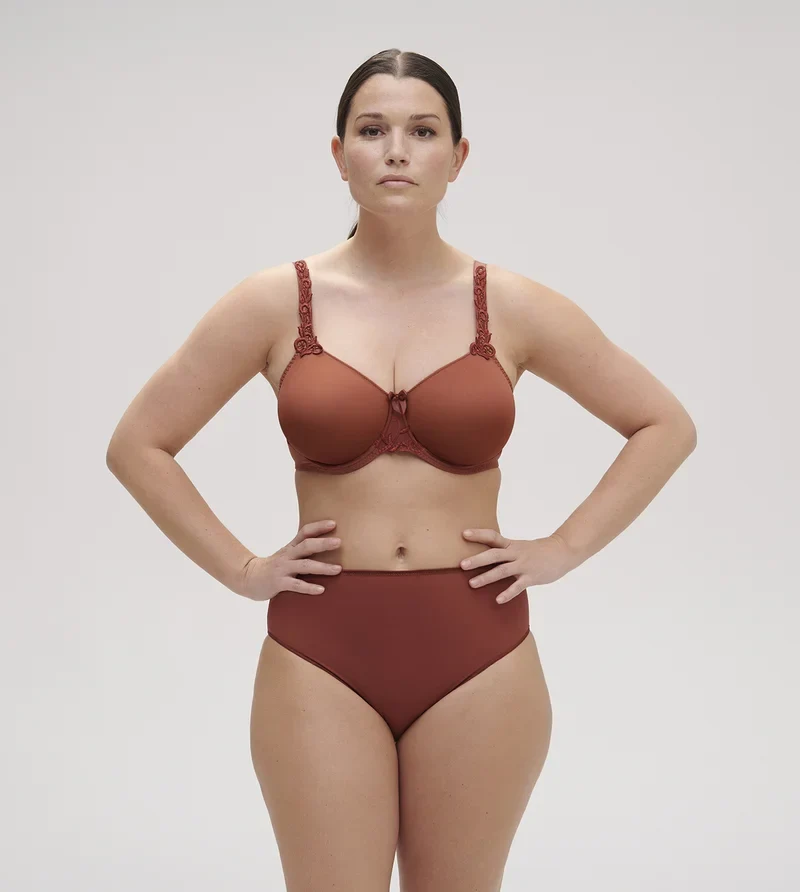 Simone Perele - Andora Minimizer-BH mit fester Formgebung, Canyon Brown
