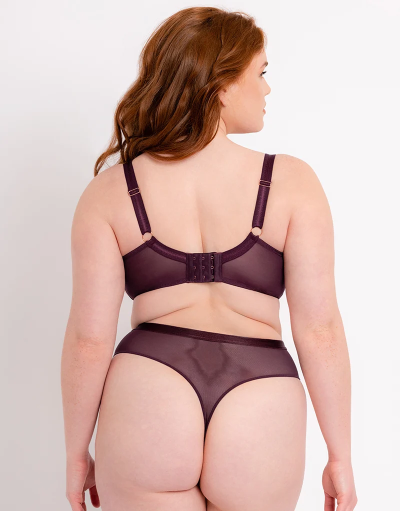 Scantilly Lovers Knot Balcony Bra Fig/Latte