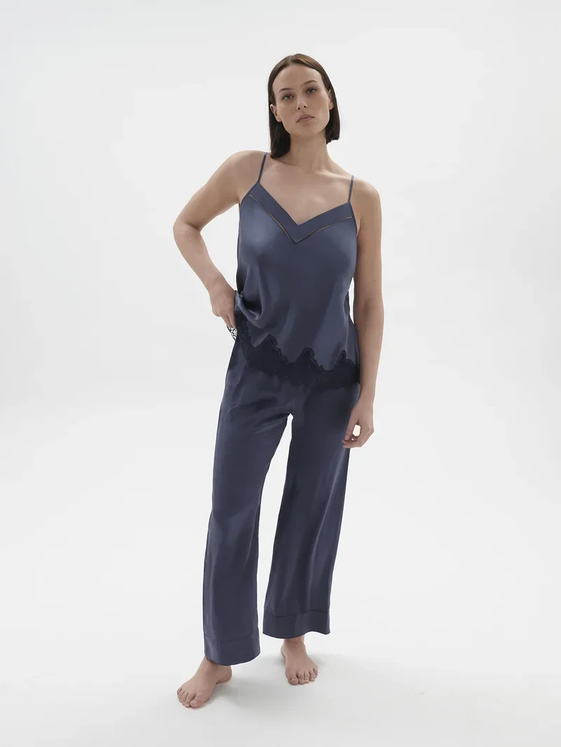 Simone Perele - Dream Silk Hose in Aschenblau