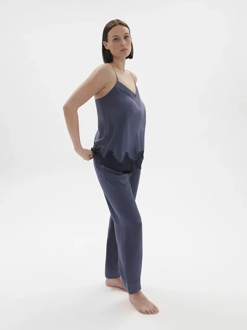 Simone Perele - Dream Silk Hose in Aschenblau