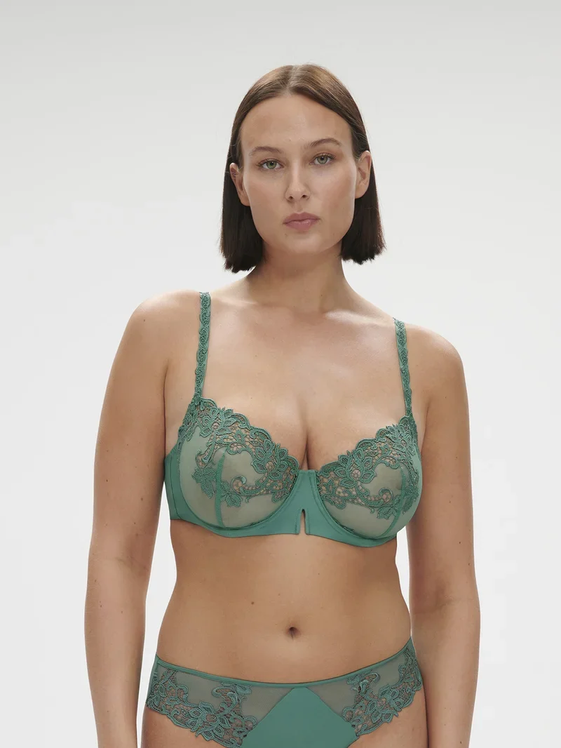 Simone Perele – Saga Halbschalen-BH, Gartengrün