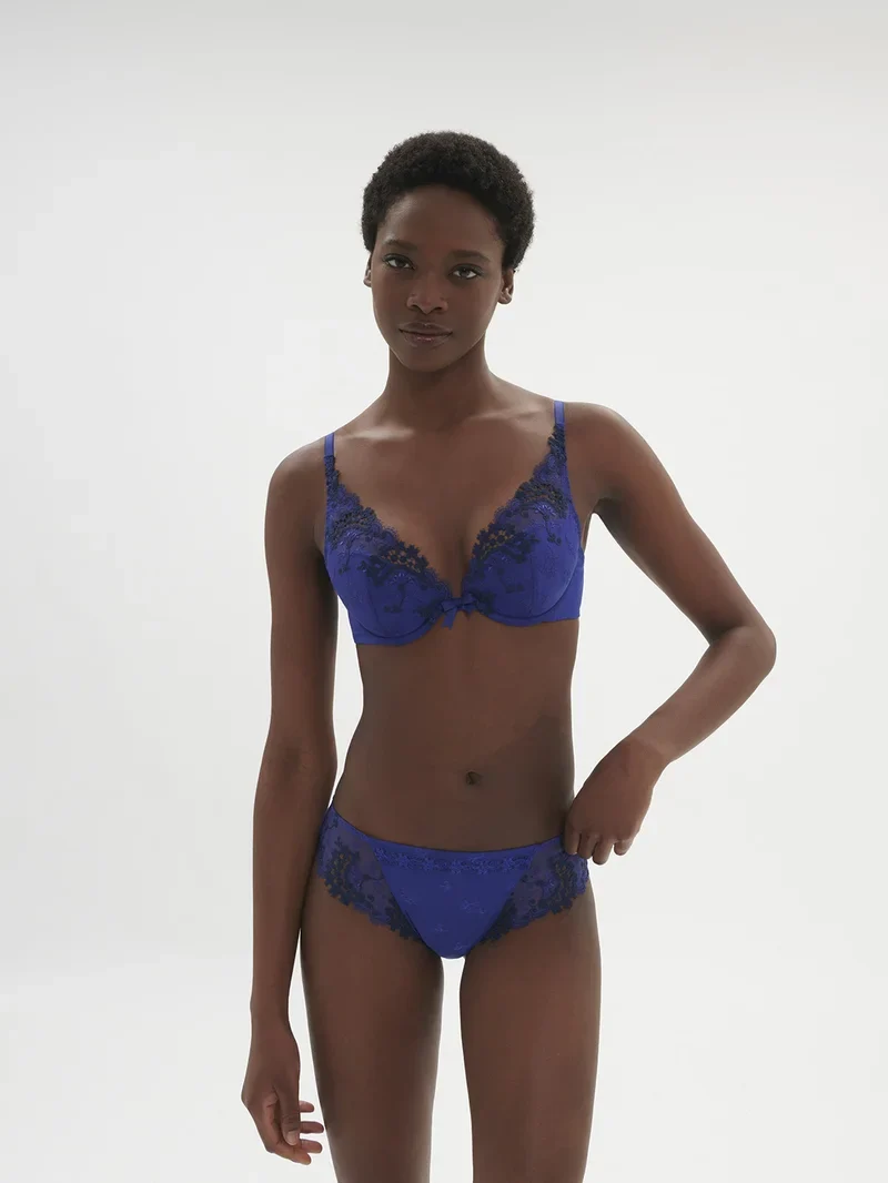 Simone Perele - Wish Triangle Push-Up BH, Elektroblau