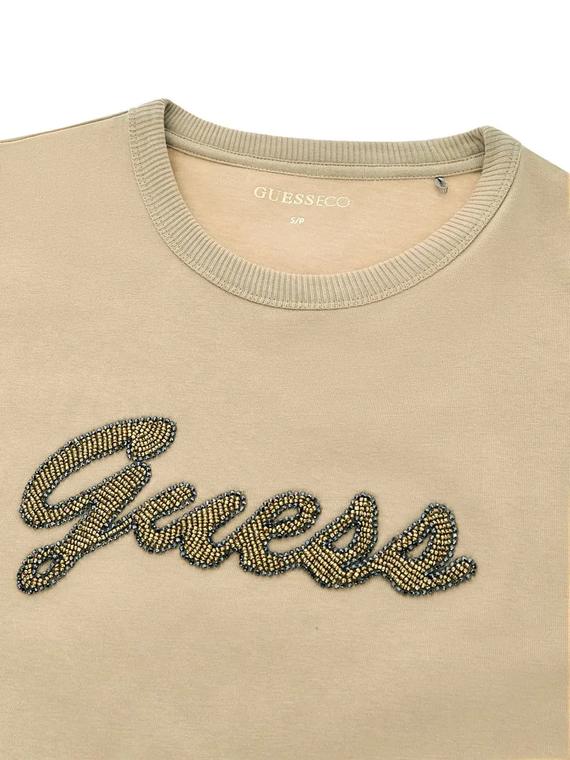 SS CN BEADS SCRIPT TEE