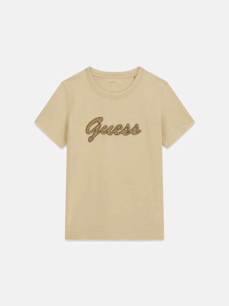 SS CN BEADS SCRIPT TEE