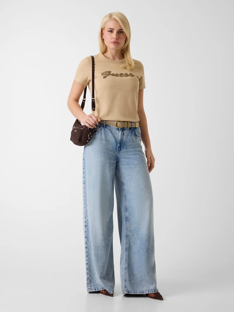 SS CN BEADS SCRIPT TEE