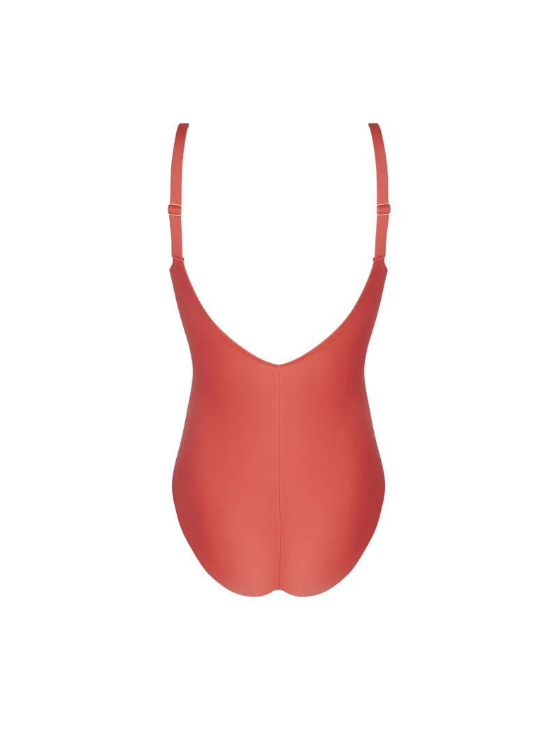 Antigel Swimwear von Lise Charmel – La Smartissime Vollschalen-Badeanzug mit Bügeln, Koralle Bronze