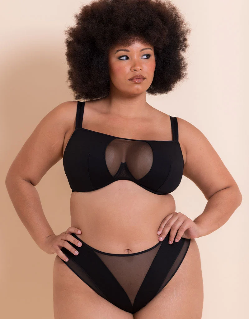 Scantilly Swerve High Waist Brief Black
