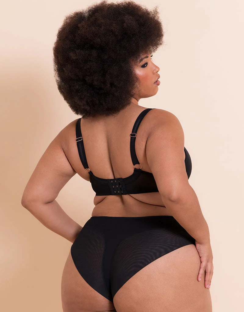 Scantilly Swerve Bandeau Bra Black