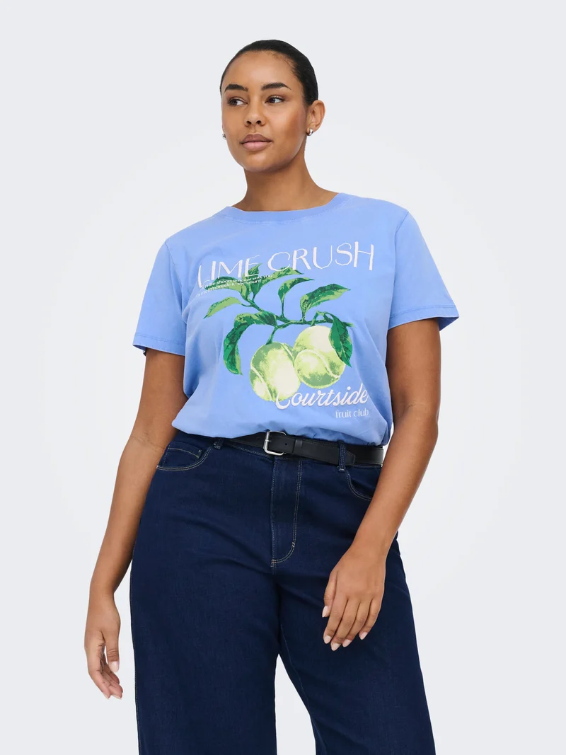 CARSHANIA S/S PRINT REG TOP JRS