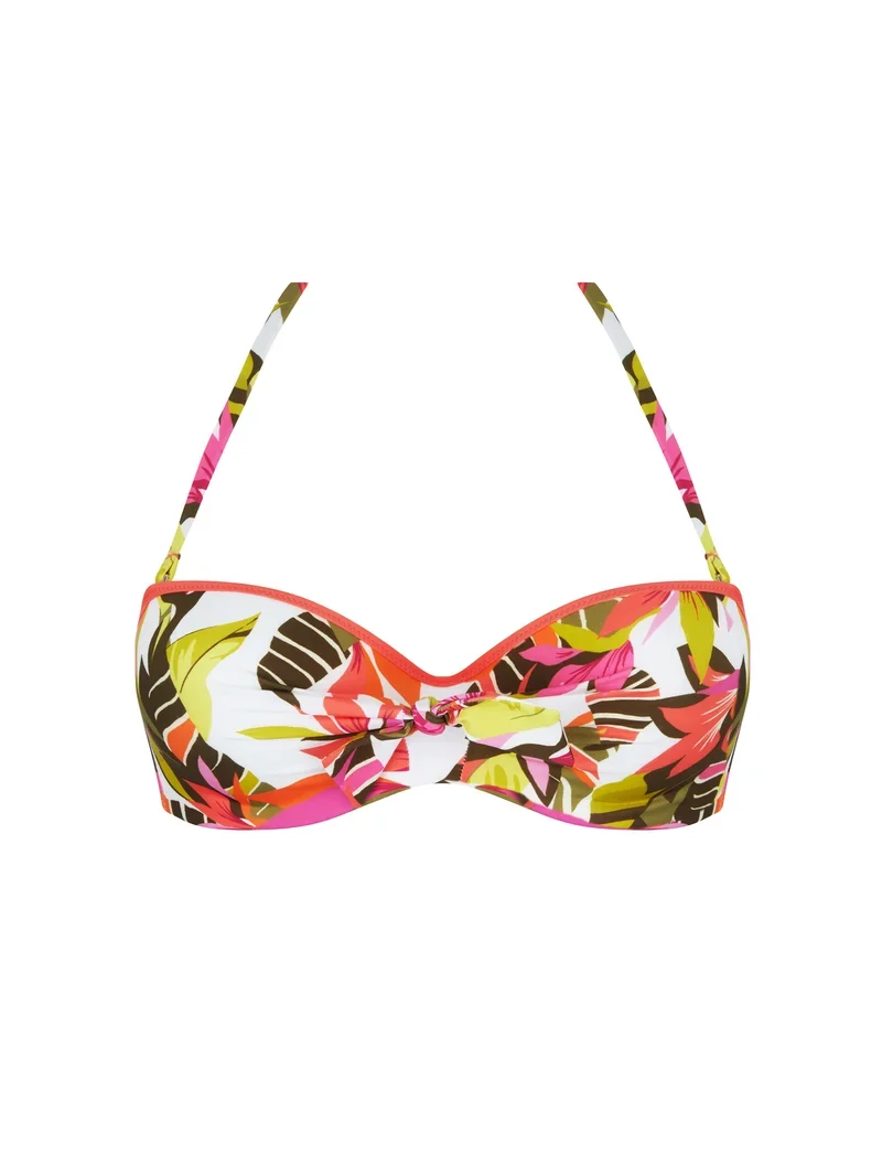 Antigel Bademode von Lise Charmel – La Radieuse Soft Bandeau Strapless Bikini Blanc Canopee