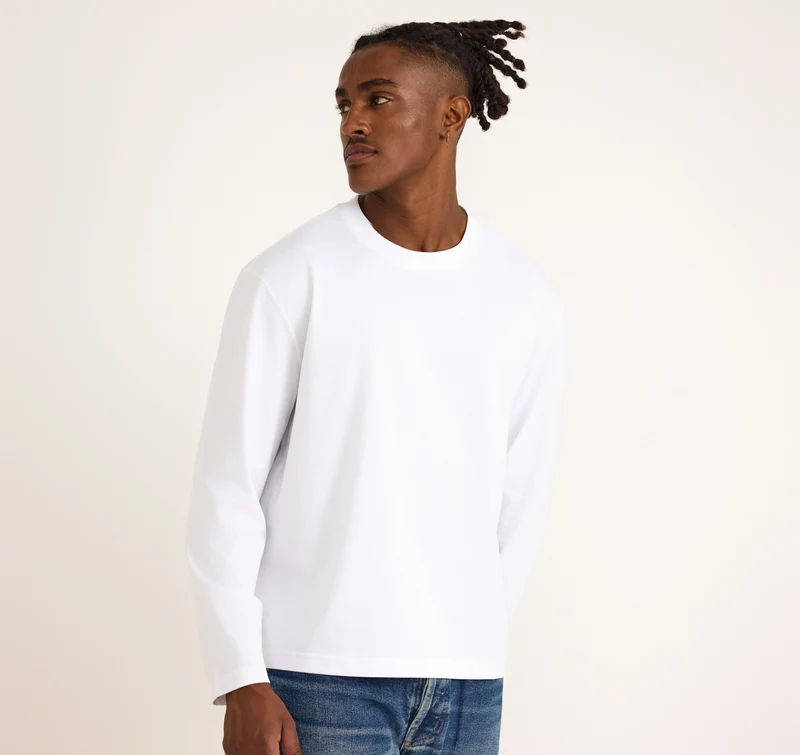 True Heavy Boxy Fit Long Sleeve Tee