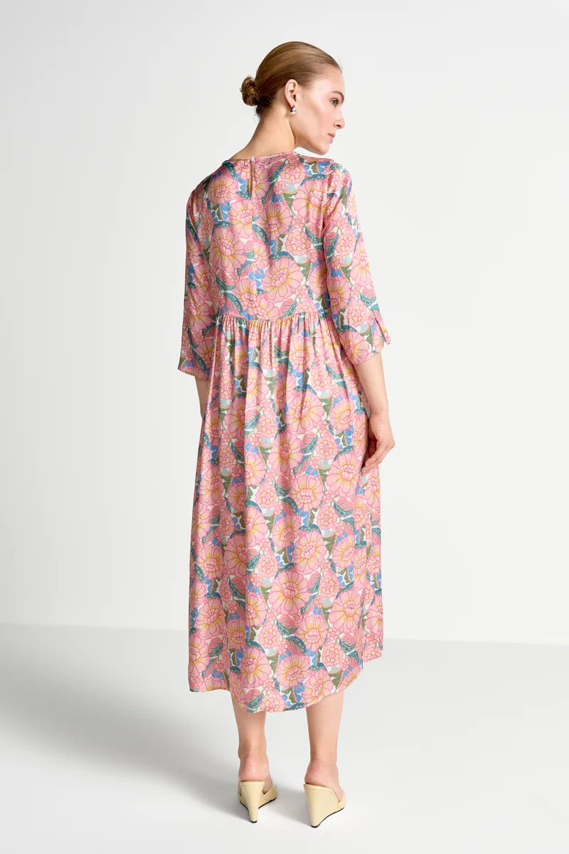 Printed Midi Dress