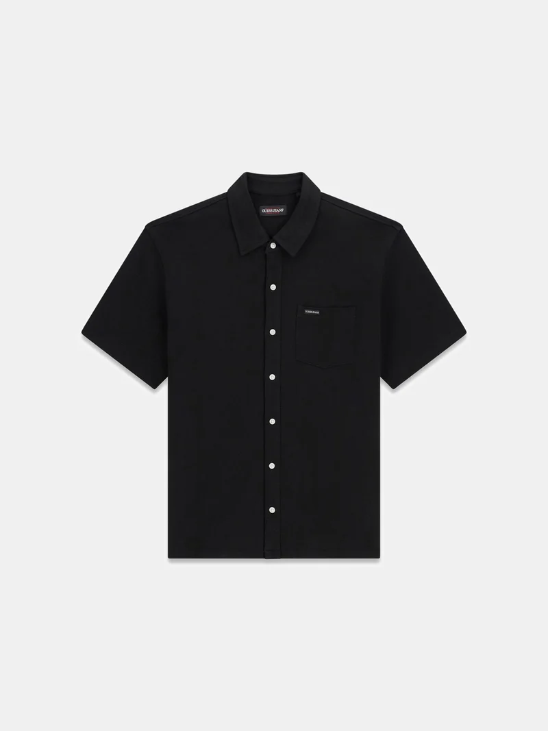 GJ REG FIT SLUB PIQUE SS SHIRT