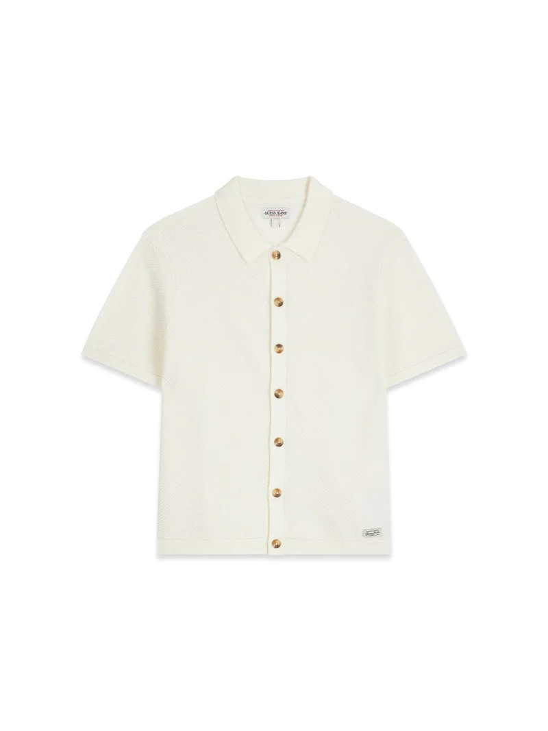 GJ SS BUTTONED POLO SWTR