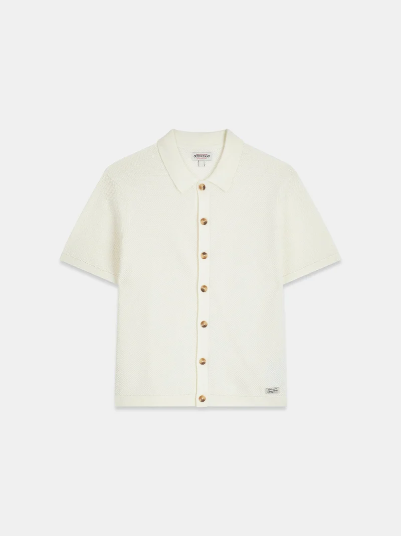 GJ SS BUTTONED POLO SWTR