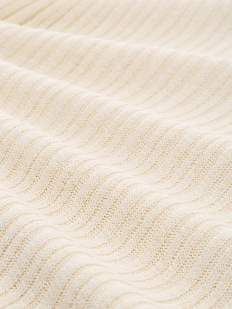 Stricktop mit V-Ausschnitt